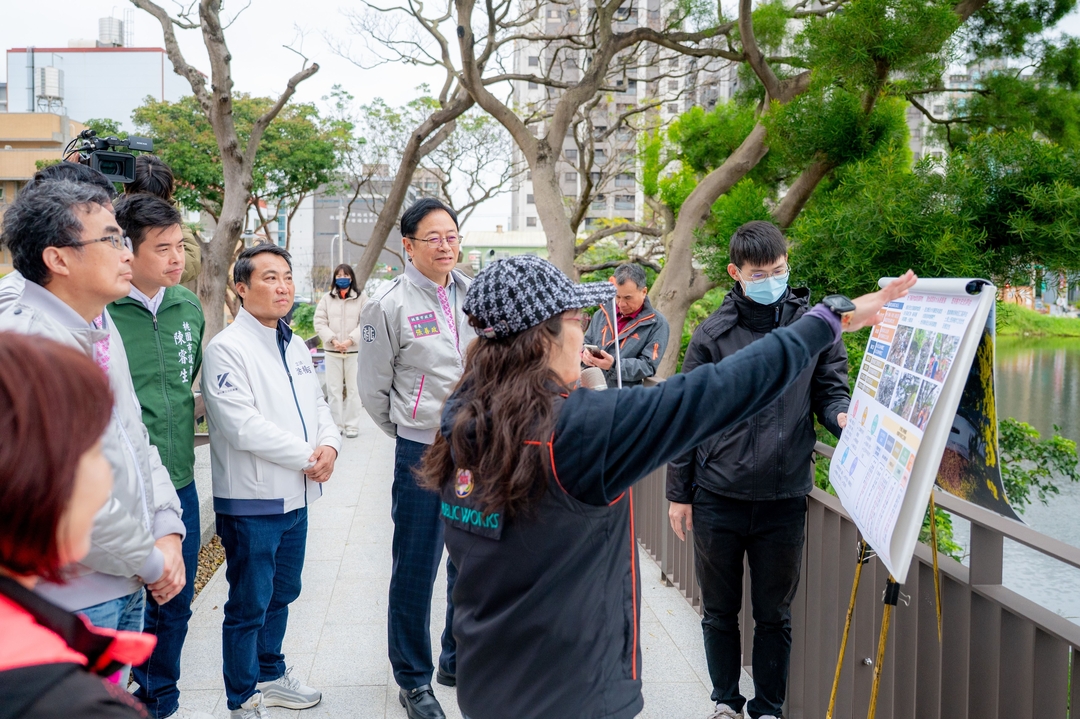 張市長視察新屋頭洲里公1公園