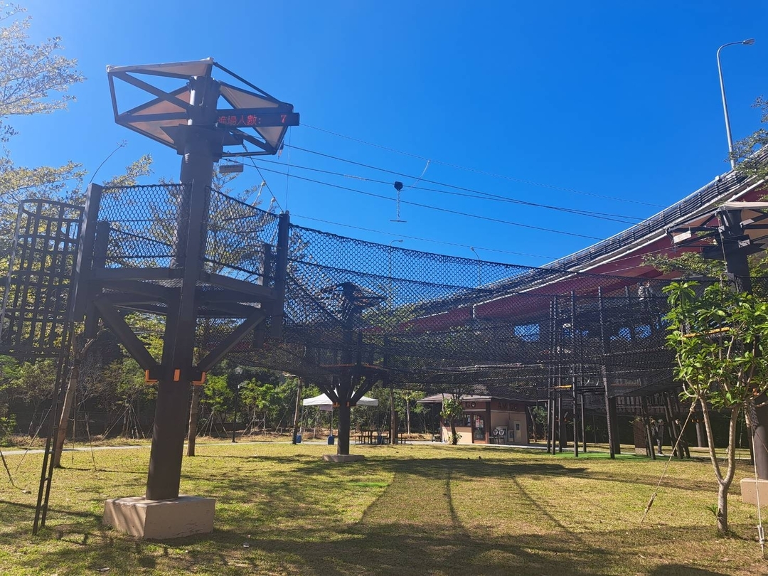 「平鎮運動公園」挑戰遊戲場總計19條不同難度的挑戰關卡，打造耐玩的遊戲場域